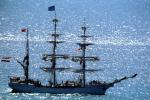 Cuauhtemoc, 3-masted steel barque, Steel-hulled sail training vessel, windjammer, Mexican Navy, Mexico, TSTV02P01_06