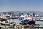 Maersk Containership, Port Newark, Cranes, Loading, Unloading, Dock, Harbor, Adrian Maersk, Containership, Gantry Crane, IMO: 9260457, TSWV01P05_04
