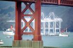 Zhen Hua 4, Heavy lift vessel, shipping large cranes from China to Oakland, Golden Gate Bridge, Gantry Cranes, IMO: 7354292, TSWV06P02_12