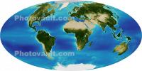 Thirteen Years of Greening from SeaWiFS, The Whole Earth, Globe, world map, UPDD01_037