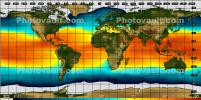 World Map, Ocean Temperatures, Climate Change, UPDV01P03_12