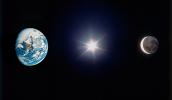 Earth and the Sun and the Moon, Celestial Orbits, Blue Marble, UPEV01P05_03