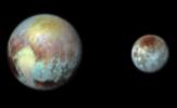 Pluto and Charon Shine in False Color, UPTD01_005