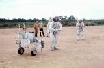 Moonwalkers, Spacesuit, Modular Equipment Transporter (MET), Pull Cart for the Moon, Apollo-14, training, USLV01P09_10