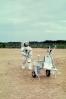 Moonwalkers, Spacesuit, Modular Equipment Transporter (MET), Pull Cart for the Moon, Apollo-14, training, USLV01P09_11