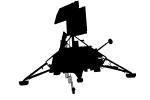 Moon Lander silhouette, logo, shape, USPV01P01_03M