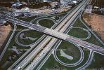 Cloverleaf Interchange, overpass, underpass, intersection, freeway, highway, symmetry, exit, Interstate Highway I-680, VARV01P11_18