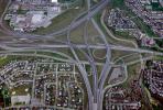 Hybrid Half Cloverleaf Interchange, Stack, Maze, tangle, overpass, underpass, freeway, highway, ribbon, VARV03P01_08.4247