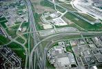 Hybrid Half Cloverleaf Interchange, Maze, tangle, overpass, underpass, freeway, highway, ribbon, VARV03P01_10.4247