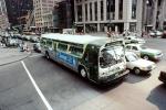 GMC Bus, cars, intersection, busy Downtown, CTA, VBSV02P01_19