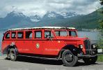 Model 706, White Motor Company, Red Jammers, Glacier National Park, Montana, 1950s, VBSV02P04_06B.0144
