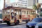 Cable Car Bus, Union Square, San Francisco, downtown, downtown-SF, Sak Fifth Avenue, VBSV03P08_14