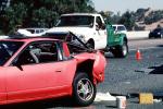 Tow Truck, Interstate Highway I-80, Pinole, California, Towtruck, Car Accident, Auto, Automobile, VCAV03P04_14
