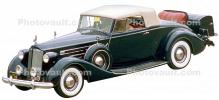 automobile, roadster, rumble seat, cabriolet, whitewall tires, grill, photo-object, object, cut-out, cutout, VCCV01P07_04F