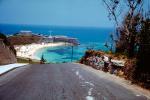 Bay, Beach, Road, Ocean, Saint Katherins Fort, Bermuda, VCRV01P02_15.0898