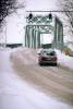 Truss Bridge, car, automobile, Vehicle, Snow, Cold, Ice, Chill, Syracuse, VCRV06P12_08.0566