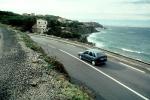 ocean, Vehicle, Car, Automobile, Road, Highway, Roadway, Collioure, VCRV07P07_02