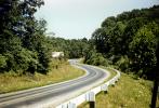 S-Curves, Road, Highway, Route 75 near Ironton, Ohio, 1940s, VCRV20P04_11
