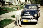 1949 Chevy Fleetline, Boy, suburbia, car, 1950s, VCRV22P14_11