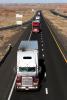 Freightliner, Interstate Highway I-40, Roadway, Road, (Route-66), Semi-trailer truck, Semi, VCTD01_153
