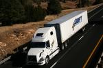 (Route-66), Volvo, Semi-trailer truck, Interstate Highway I-40, Roadway, Road, Semi, VCTD01_185