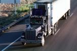 Kenworth, Interstate Highway I-40 looking west, Semi-trailer truck, Semi, VCTV02P07_14