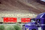 K-Line, Kenworth, Piggyback Container Train, Durkee, VCTV03P02_05