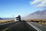 Volvo, Highway 395 heading north, Owens Valley, Dust Storm, Semi-trailer truck, Semi, VCTV03P03_10