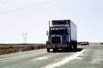 Peterbilt, southwest of Mesa Verde National Park, Highway 160, road, highway, Semi-trailer truck, Semi, VCTV03P11_19