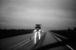 south of Salina, Interstate Highway I-135, Twilight, Dusk, Dawn, Semi-trailer truck, Semi, VCTV04P03_11BW