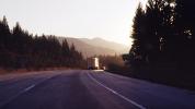 Sierra-Nevada Mountains, Interstate Highway I-80, Semi-trailer truck, Semi, VCTV04P03_19