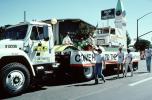 Walnut Fest, Tribune Tower, panel truck, Oakland Tribune float, delivery van, VCTV04P05_06