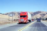 Altamont Pass, California, Semi-trailer truck, Semi, VCTV06P04_02