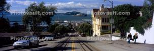 Russian Hill, Hyde Street, Panorama, incline, VRCV02P10_03