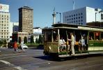 Cable Car, Union Square, Downtown San Francisco, 1950s, VRCV02P13_09