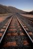 The lonesome Railroad tracks, ties, rail, VRFD01_159