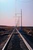 Train Track, Arizona, Catenary Wire, west of Kayenta, 19 November 1993, VRFV03P11_08.3291