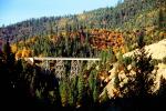 Railroad Bridge, Feather River Canyon Route, California, Sierra-Nevada Mountains, 24 October 1994, VRFV03P14_06