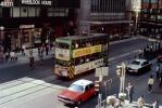 Hong Kong Trolley, cars, taxi cab, Wheelock House, citibank, 1985, VRLV04P06_06