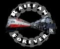 Railfan Forever, black sticker, emblem, VRPD01_226B