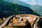 horseshoe bend, Darjeeling, West Bengal, 1950s, VRPV01P01_09.0587