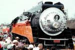 SP 4449, GS-4 class Steam Locomotive, 4-8-4, Southern Pacific Daylight Special, Spectators, crowds, VRPV02P01_06