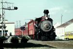 CWR X-45, 2-8-2, The Skunk Train, Mikado steam powered locomotive, California Western Railroad, Fort Bragg, VRPV02P08_10