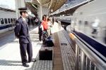 Waiting Passengers, Japanese Bullet Train, Tokyo, VRPV04P07_07