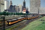Chicago, Rail yards, Coca-Cola Sign, Interurban, streetcar, 1950s, VRPV04P14_19