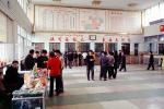 Train Station, Depot, People, inside, interior, building, Lijiang, China, VRPV04P15_08