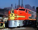 Santa-Fe Chief, 51, ALCO PA-1, Red/Silver Warbonnet Chief, ATSF, 1940s, VRPV07P06_13B