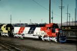 Patriotic Colors, ATSF 5700, EMD SD45-2, Presidential Seal, Barstow, 23 February 1975, VRPV07P15_11