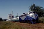 QC 1301, EMD FP7, Chaudiere Appalachian tourist train, Meunerie Co-op, f-unit, Disraeli, Quebec, VRPV08P07_11
