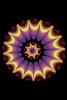 Golden Wheel, Round, Circular, Circle, Radial Spikes, WFMV01P13_09B